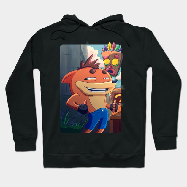 Crash Dance! Hoodie by kidsuperpunch